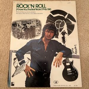 Vintage Sheet Music Rock ‘n Roll I Gave You The Best Years… As Sung by Mac Davis